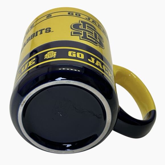 SDSU Jackrabbits Blue Yellow Mug South Dakota State Ceramic Cup Go Jacks Sports - Picture 8 of 8